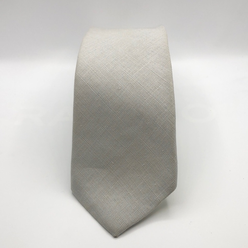 Liberty of London 100% Linen Solid Light Grey Fashionable VTG